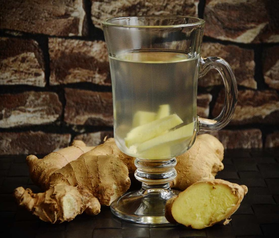 Infusion antioxydante au gingembre miel et citron