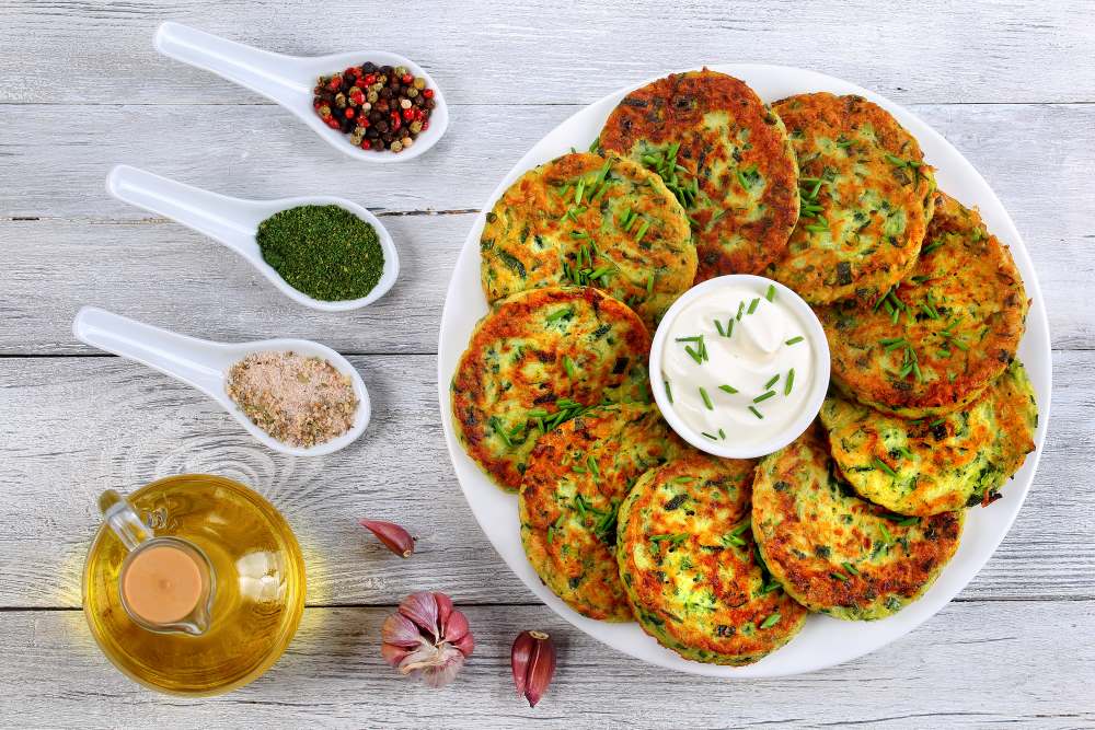 Beignets salés rapides aux courgettes et carottes