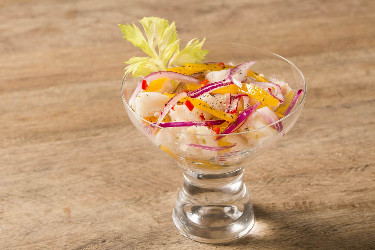 Ceviche de cabillaud