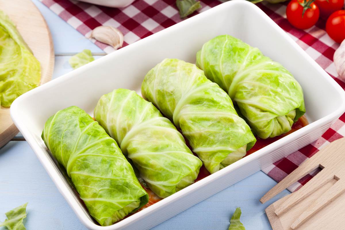 Feuilles de chou farcies à la viande