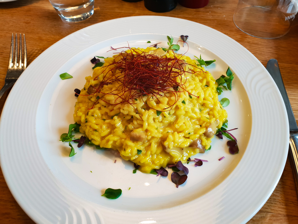 Risotto au safran comme en italie - Des recettes healthy saines et faciles