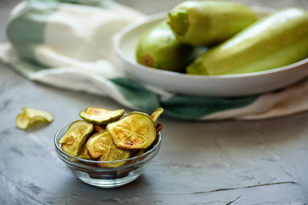 Chips maison de courgette