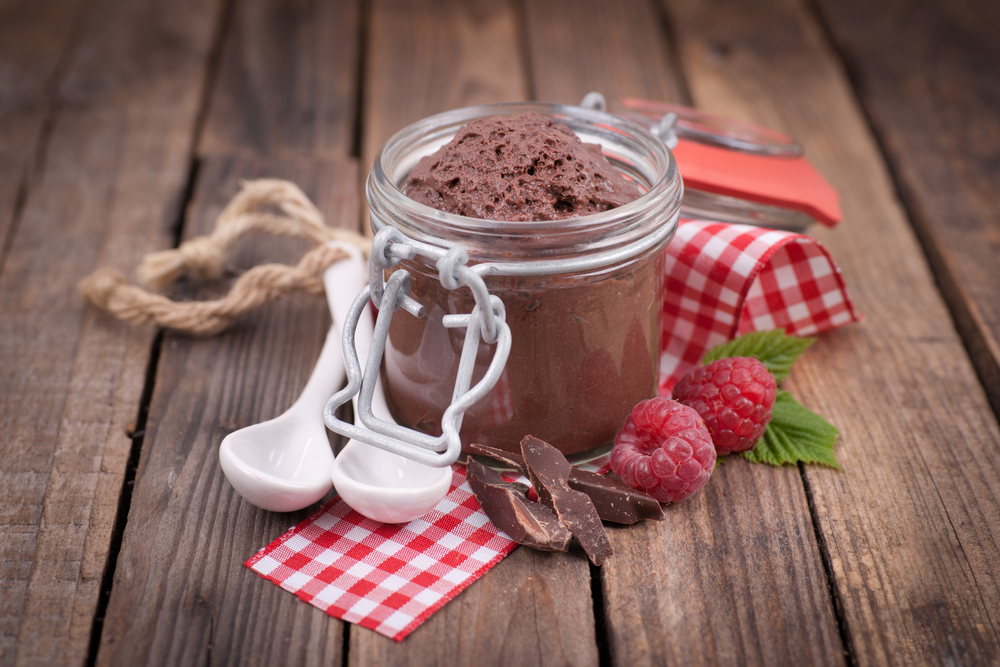 mousse au chocolat vegan light