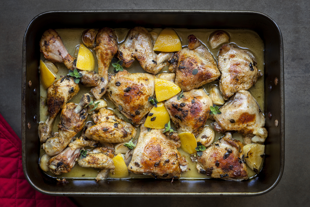 Poulet healthy rôti au citron