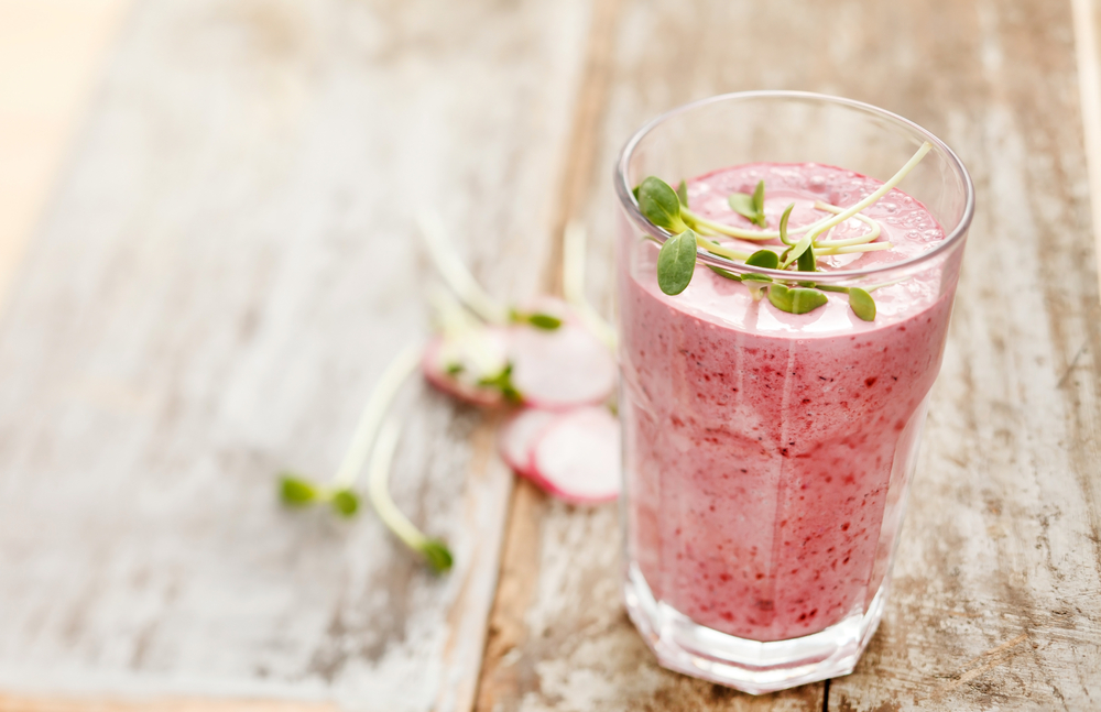 Smoothie detox betterave et radis