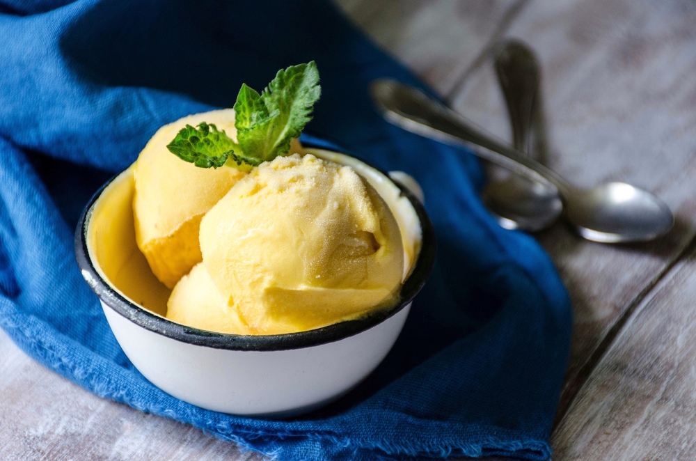 sorbet à la mangue sans sorbetiere