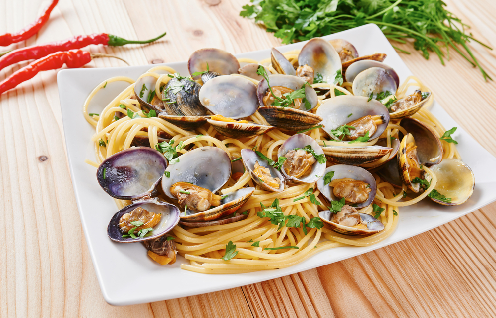 Spaghetti Vongole aux palourdes