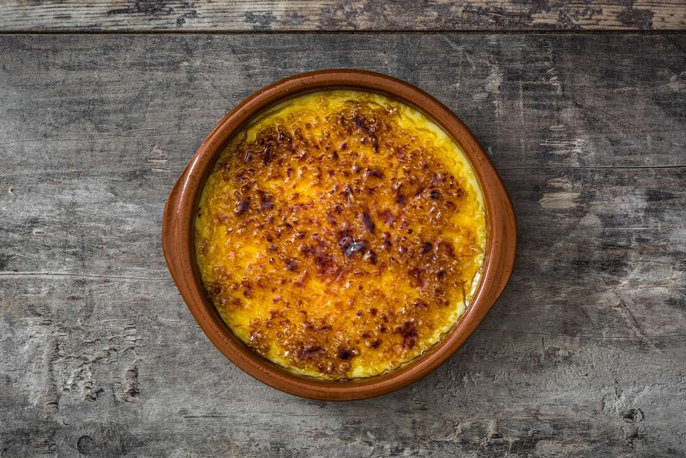 Crème brûlée à la vanille allégée en sucre