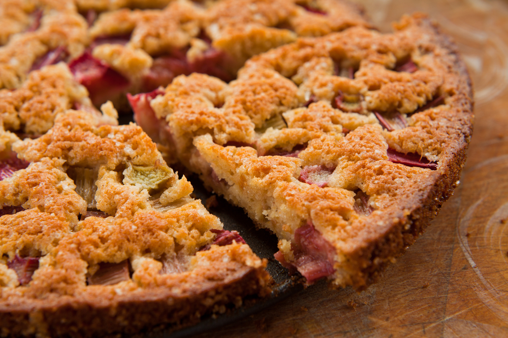 gateau à la rhubarbe