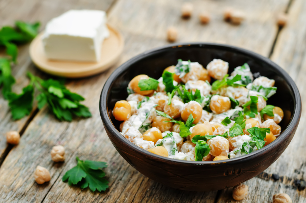 Salade de pois chiche et feta